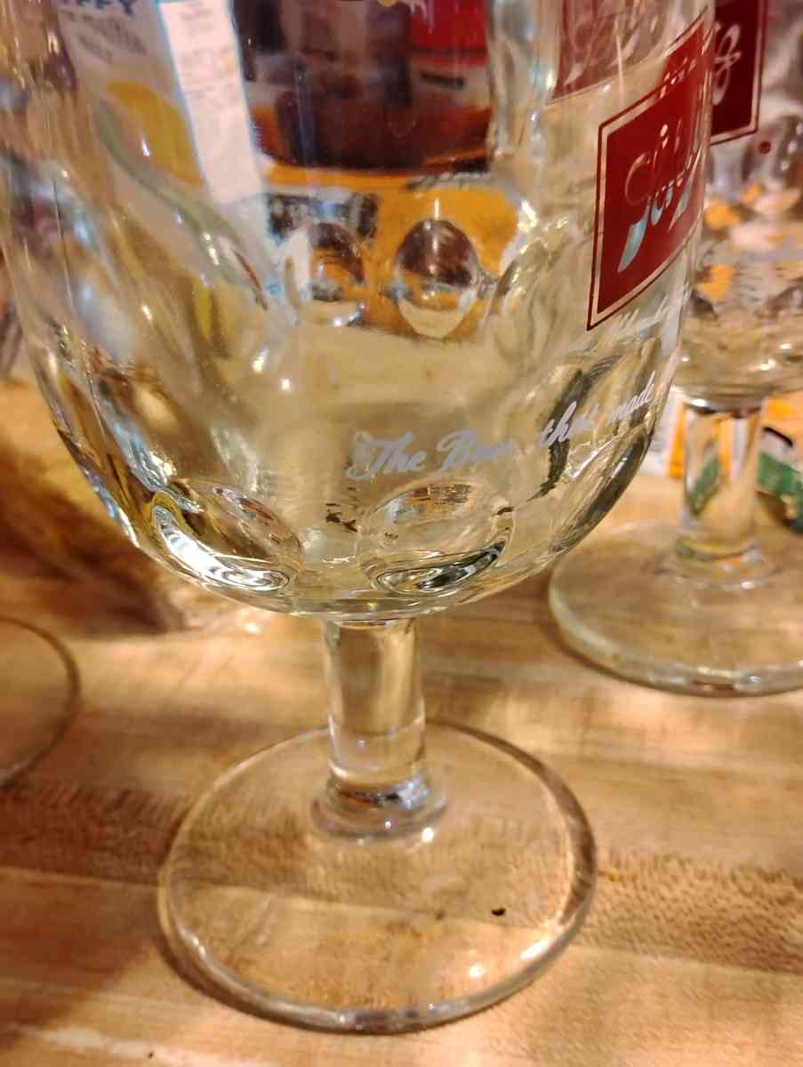 Schlitz Beer Goblets - Moberly, Missouri - FleaMarketBay