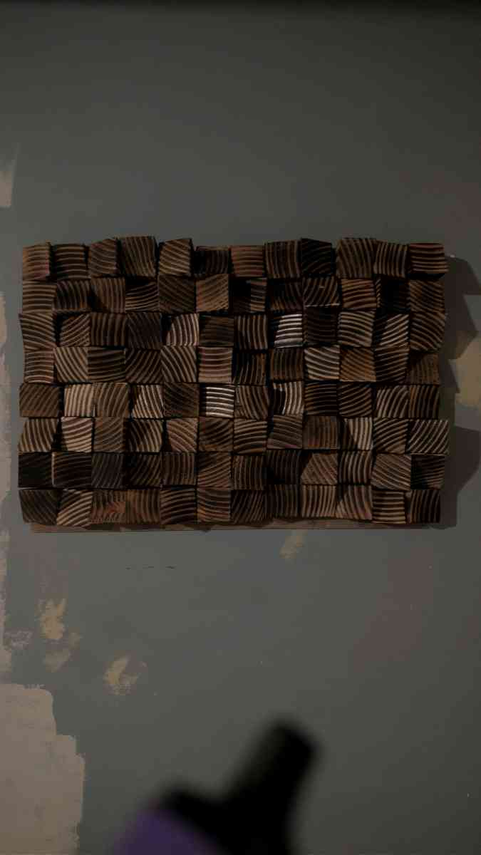 Handmade 3D Reclaimed Wood Wall Art 11 plus x9 plus Inches - Guilford, Connecticut - FleaMarketBay