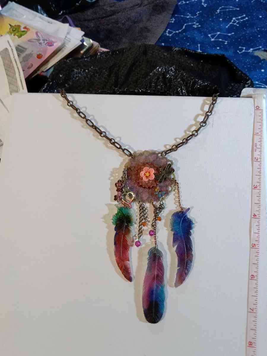 dreamcatcher made from you be resin and you be resin feather - Lufkin, Texas - FleaMarketBay