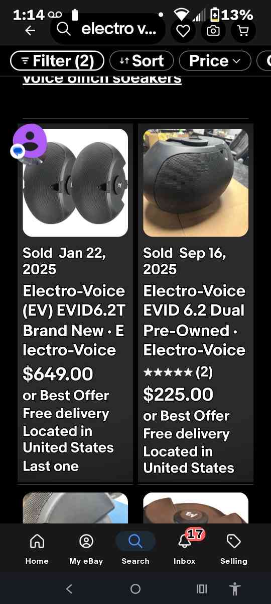 electro voice loud speakers 64 - Seaford, Delaware - FleaMarketBay