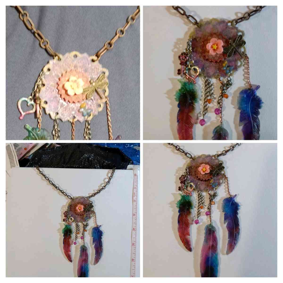 dreamcatcher made from you be resin and you be resin feather - Lufkin, Texas - FleaMarketBay