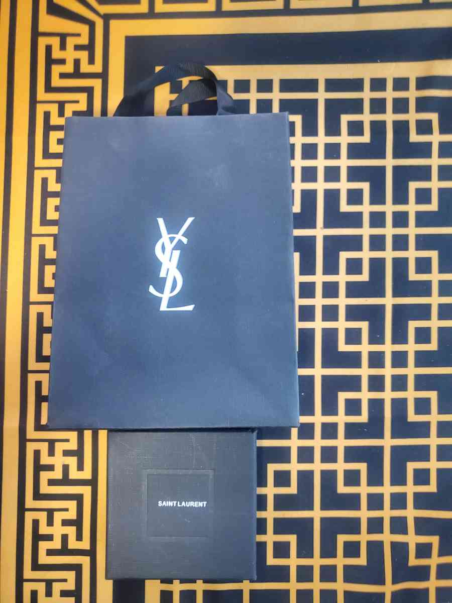 Saint Laurent Gold and Silver Crystal Bracelet - Chester Gap, Virginia - FleaMarketBay