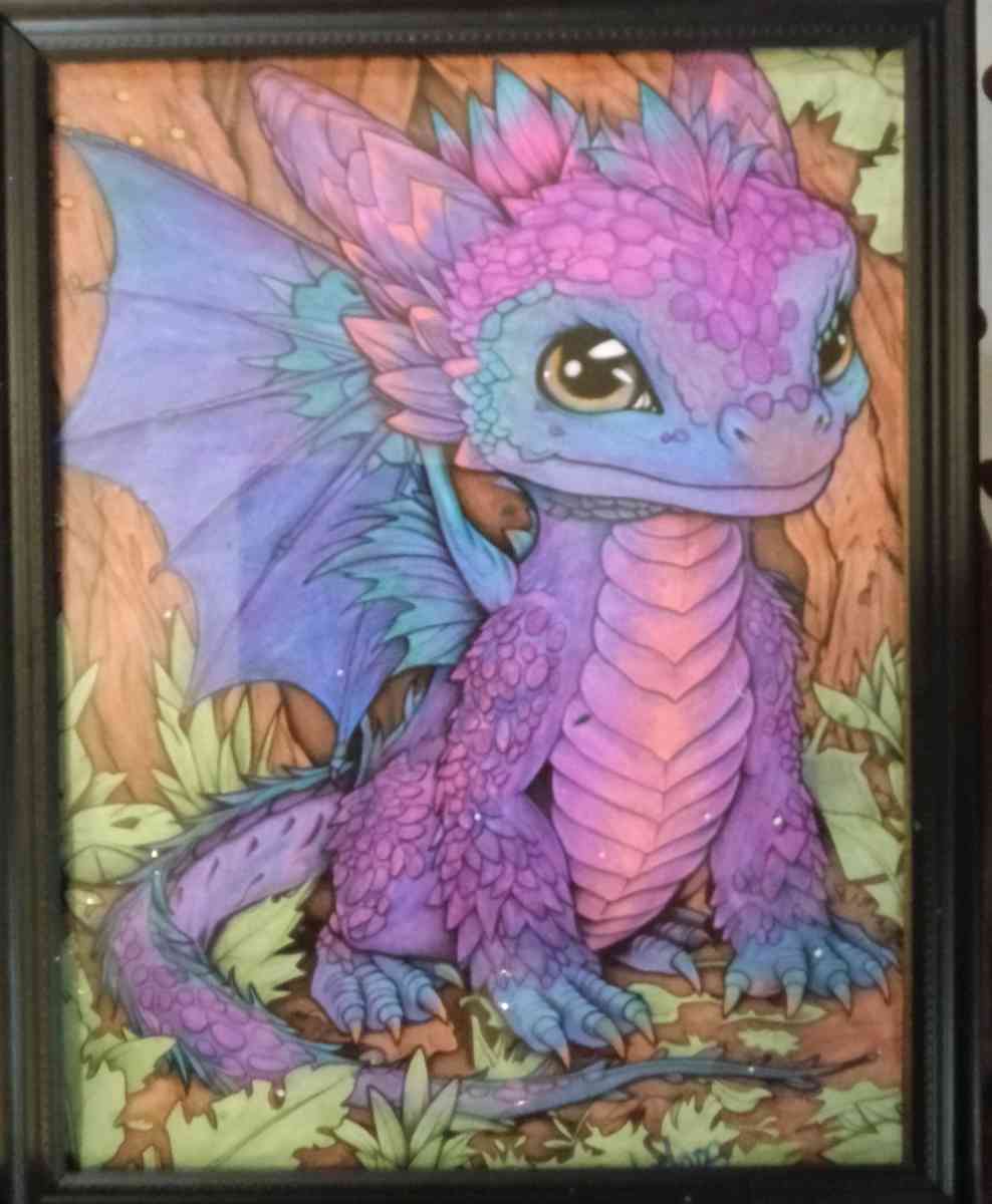pictures shaded and colored with gel pens - Lufkin, Texas - FleaMarketBay