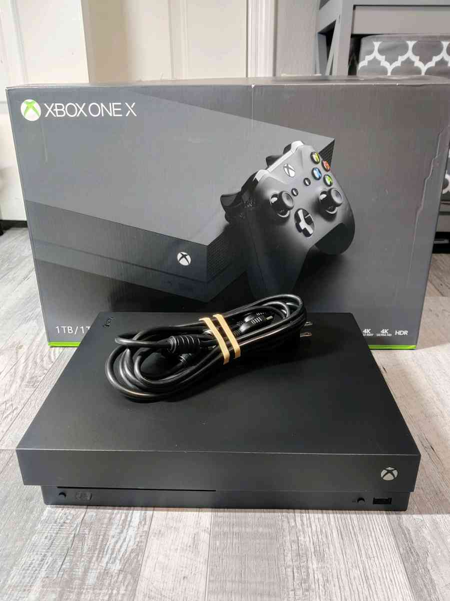 Microsoft Xbox One X 1TB Black Edition