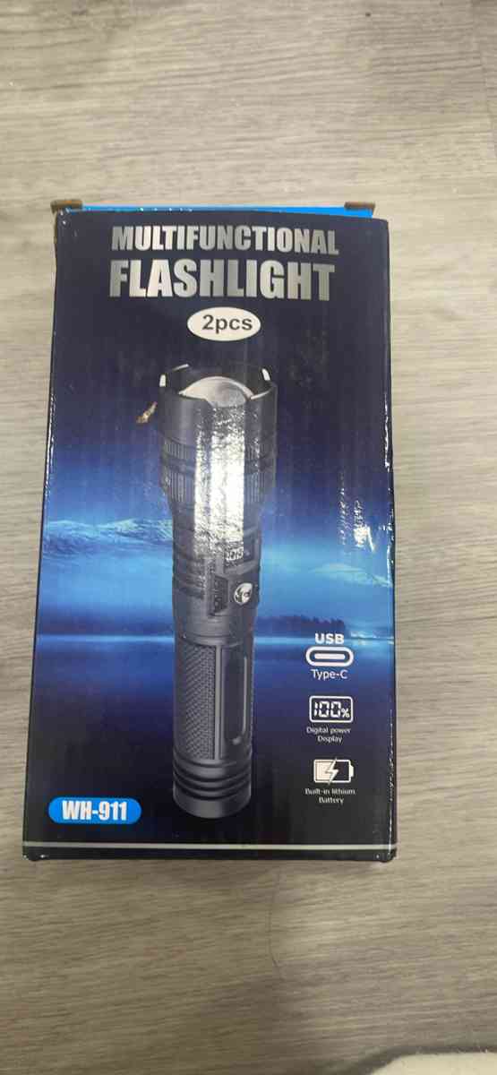 Flashlight with 10000 Lumens TypeC Fast Charging - Burlington, New Jersey - FleaMarketBay