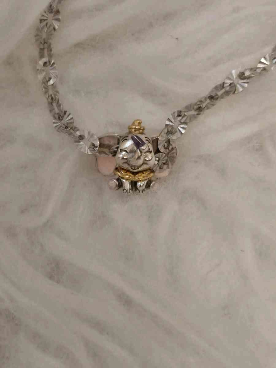 Dumbo elephant charm silver s925 for Necklace - Austin, Texas - FleaMarketBay
