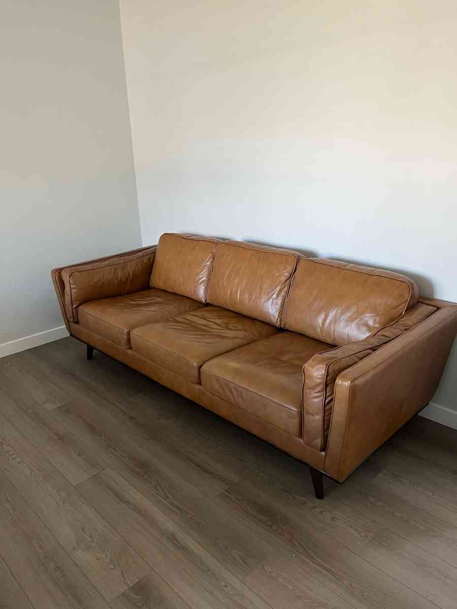 Leather sofa