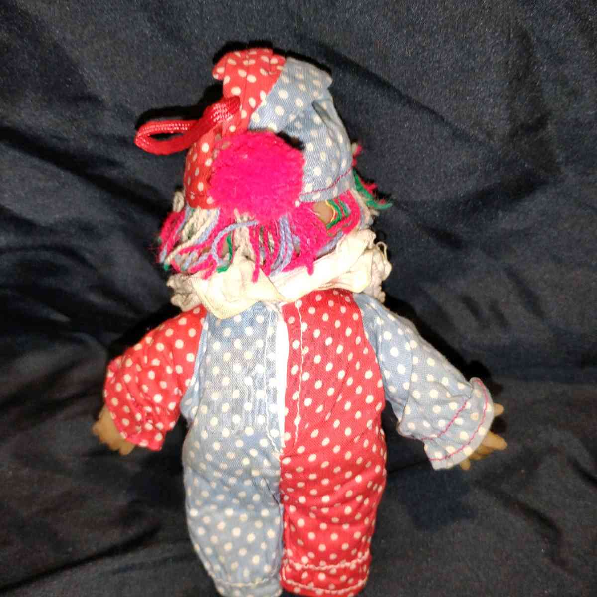this is a vintage collectible clown doll cloth body vinyl he - New Braunfels, Texas