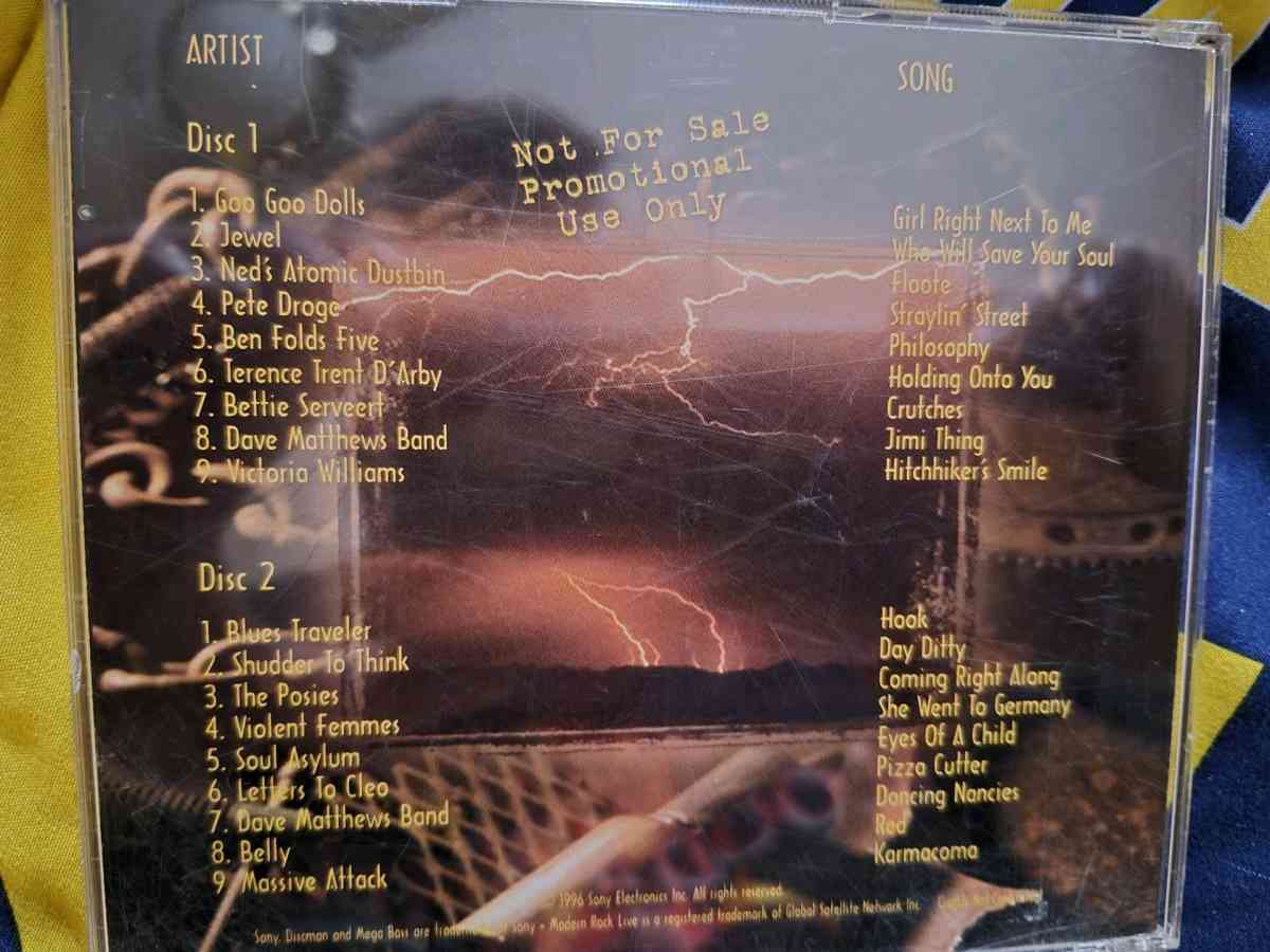 USED EXCELLENT CONDITION Modern Rock Live CD - New Baltimore, Michigan - FleaMarketBay