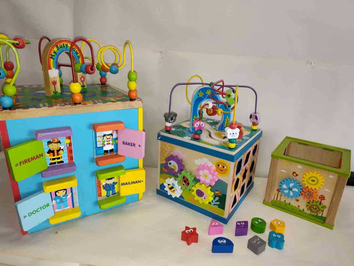 Wooden Activity Cube My Busy Town  Qilay Wooden Activity Cub - Dayton, Ohio