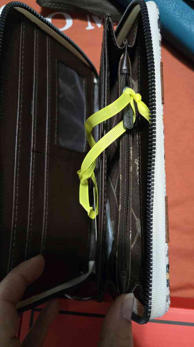 Wrangler Southwestern Art Print Wallet Coffee - Moran, Kansas - FleaMarketBay