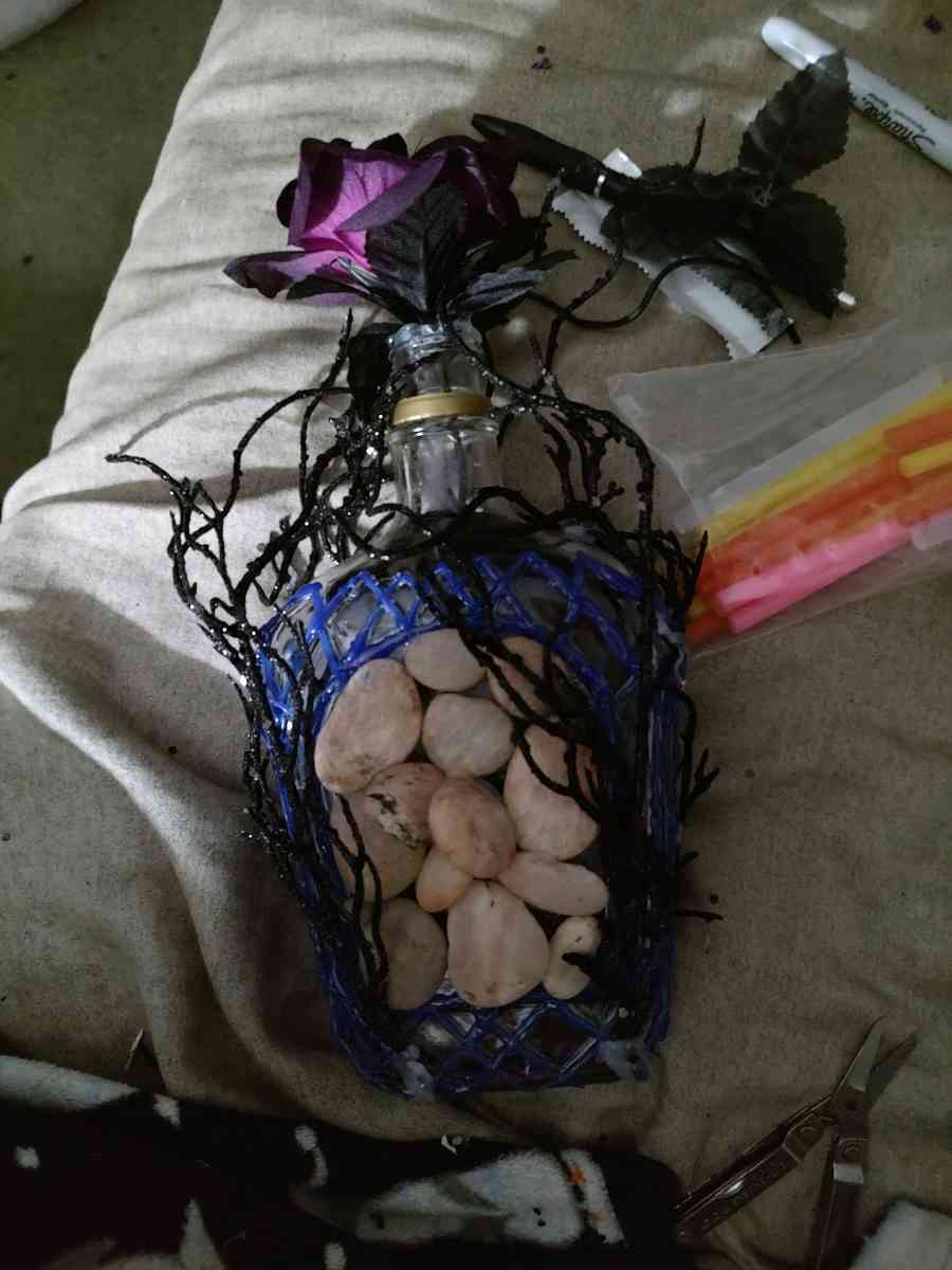 a handmade decorative bottle - Double Springs, Alabama - FleaMarketBay