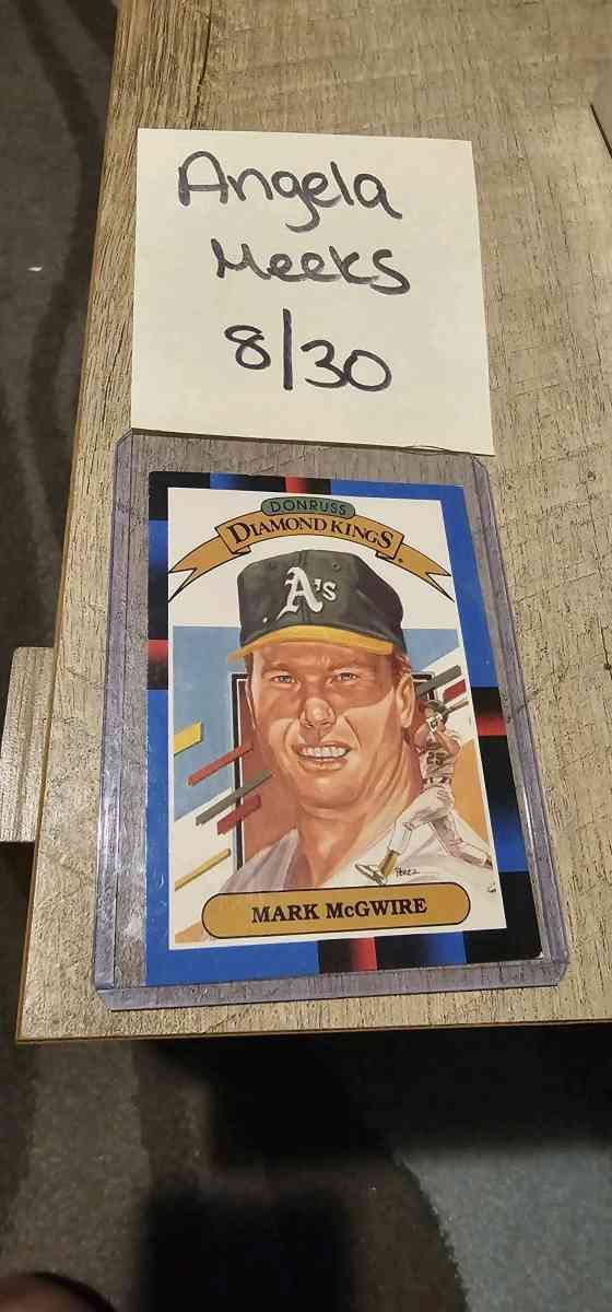 Mark McGwire Replica Signature Baseball w Card - Benson, North Carolina - FleaMarketBay