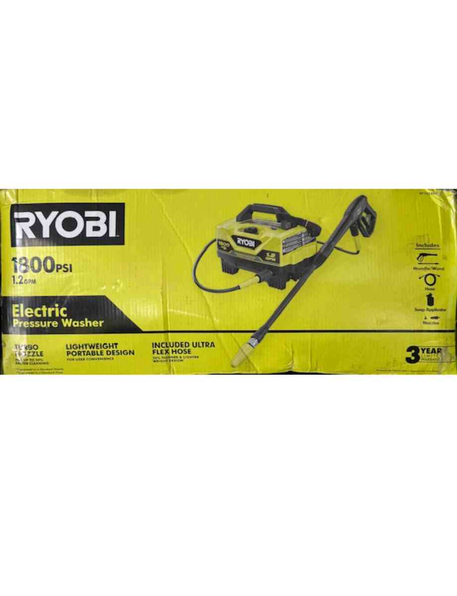 Ryobi 1800 psi electric pressure washer