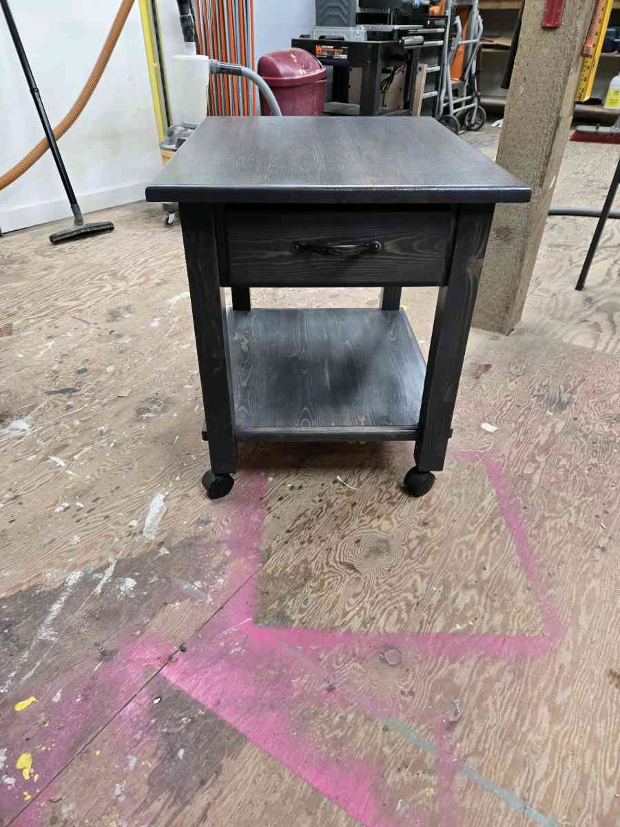 end table with RFD drawer lock - Homer, Alaska - FleaMarketBay