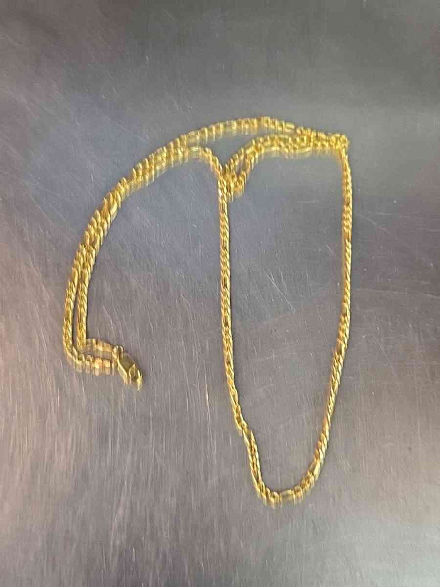 14 k Figaro 22in chain - Lehigh Valley, Pennsylvania - FleaMarketBay