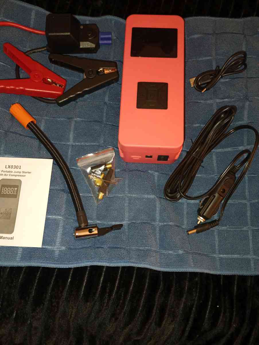 New 8000AMP Jump Starter and Tire Inflator Combo - Wichita, Kansas - FleaMarketBay