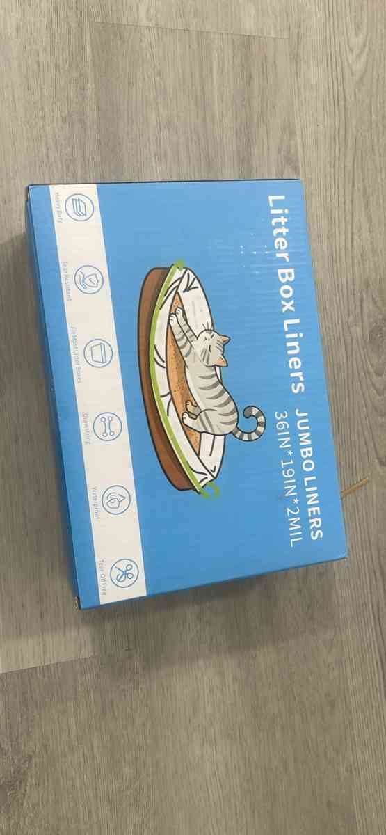 36 Count Jumbo Cat litter Box Liners