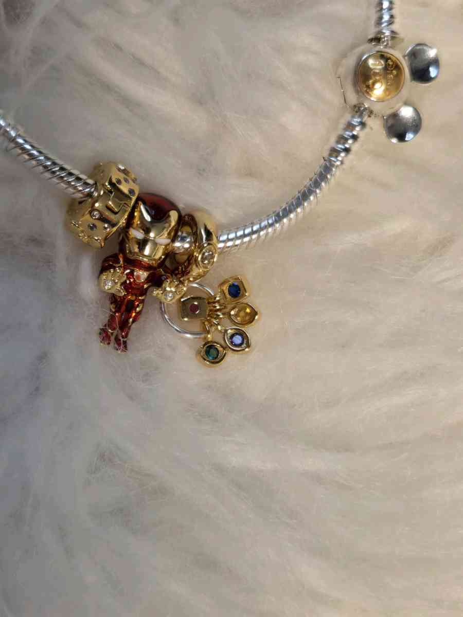 Pandora Marvel The Avengers Infinity Stones Dangle Charm - Austin, Texas - FleaMarketBay