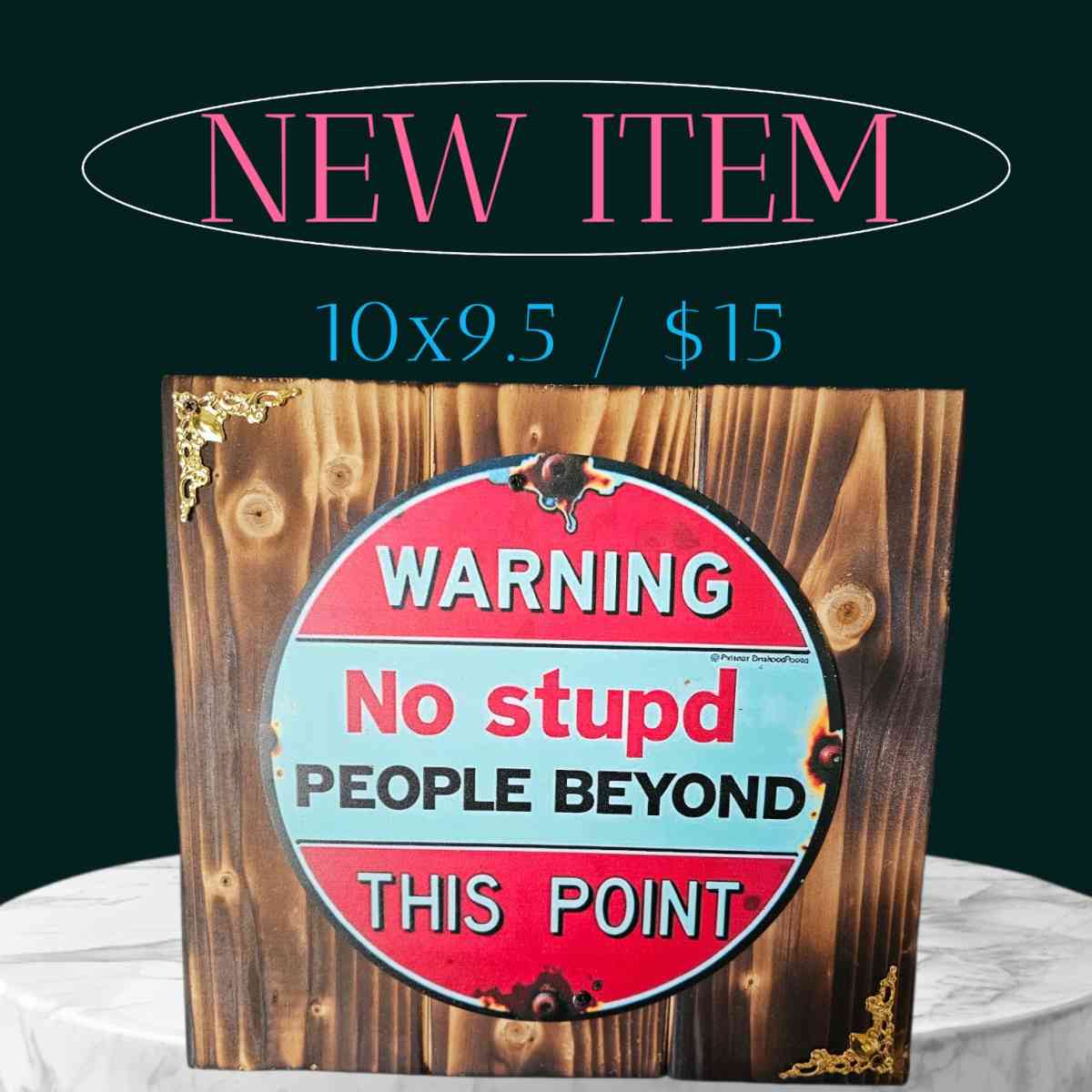 Homemade Wall Decor Wooden Plaques - Crescent City, Florida