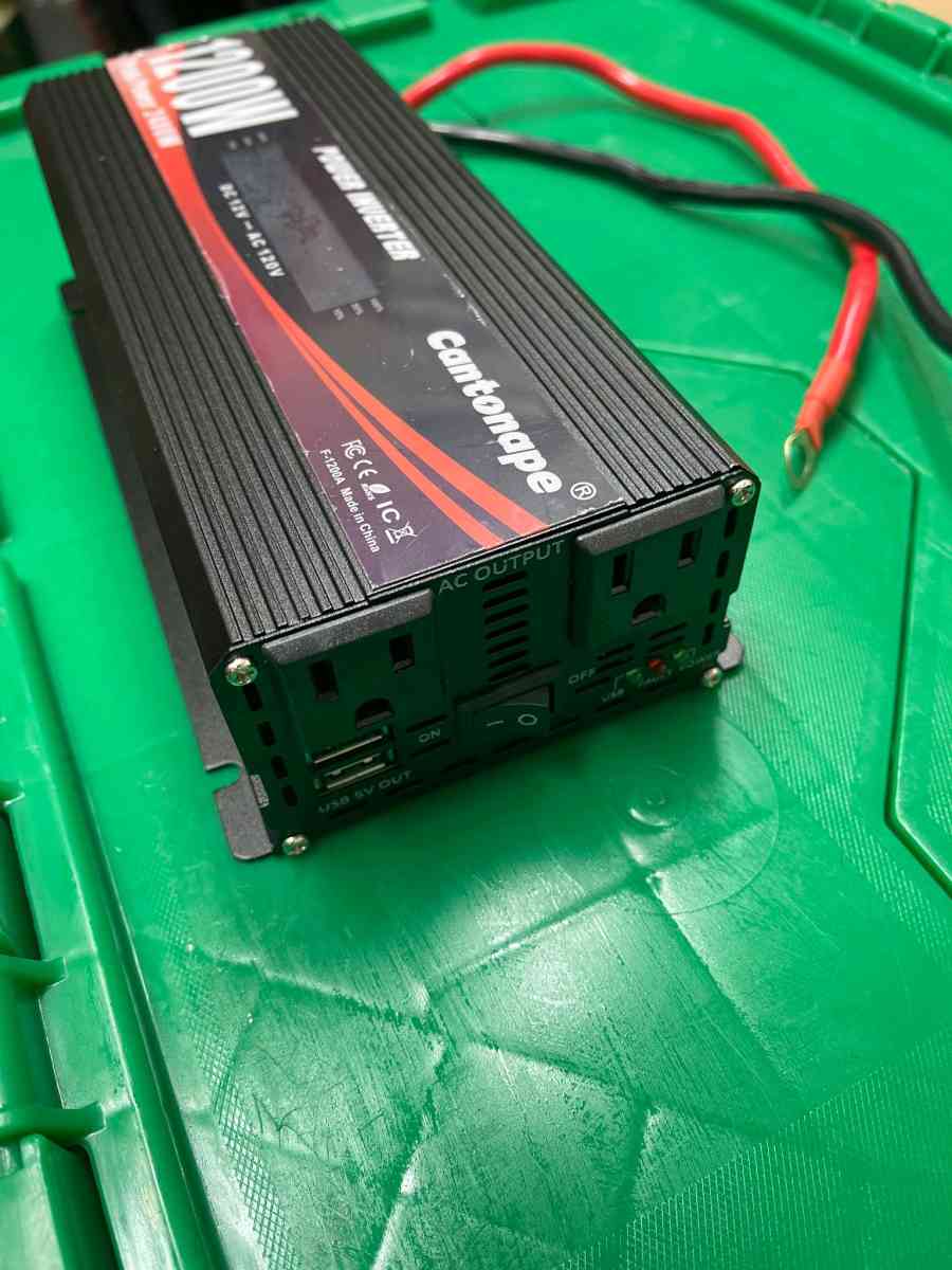 12002400W Peak Power Inverter DC 12V to 110V120V AC Converte - Fremont, California - FleaMarketBay