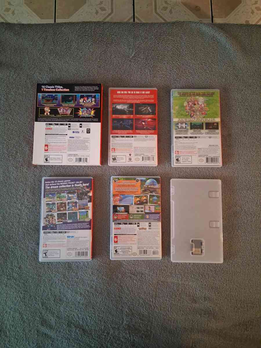 6 Nintendo Switch Games for Nintendo Switch - North Hollywood, California - FleaMarketBay