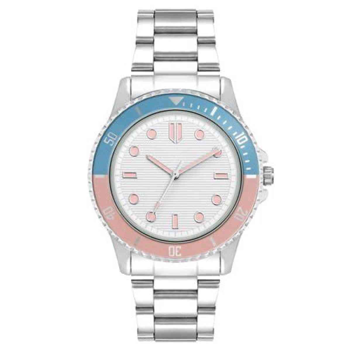Time and Tru Womens Watch Silver Tone Adjustable Links Pink - Columbus, Ohio - FleaMarketBay
