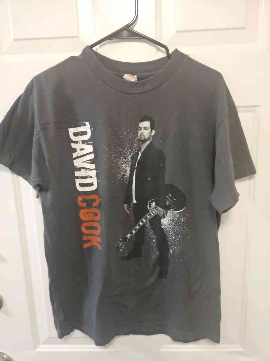 Vtg David Cook Concert Tshirt - Tulsa, Oklahoma