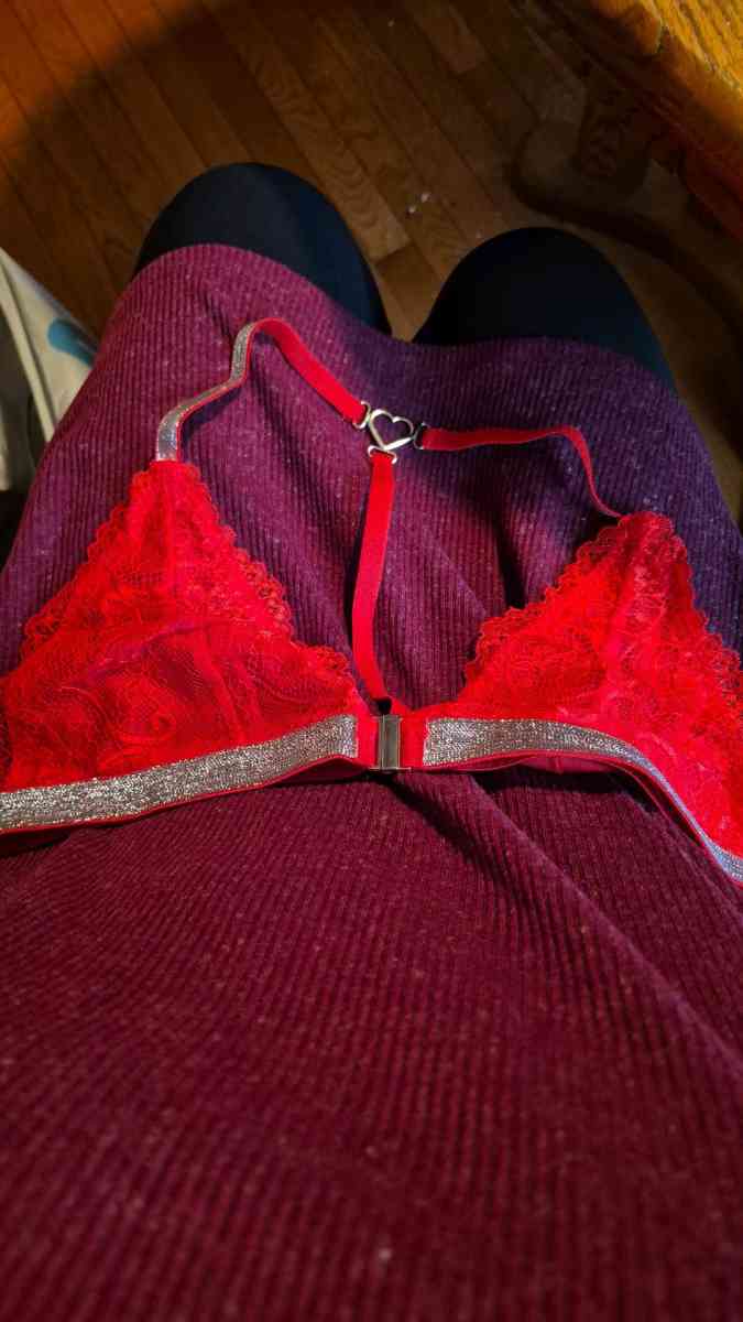 NEW red lace bra size L - New Baltimore, Michigan