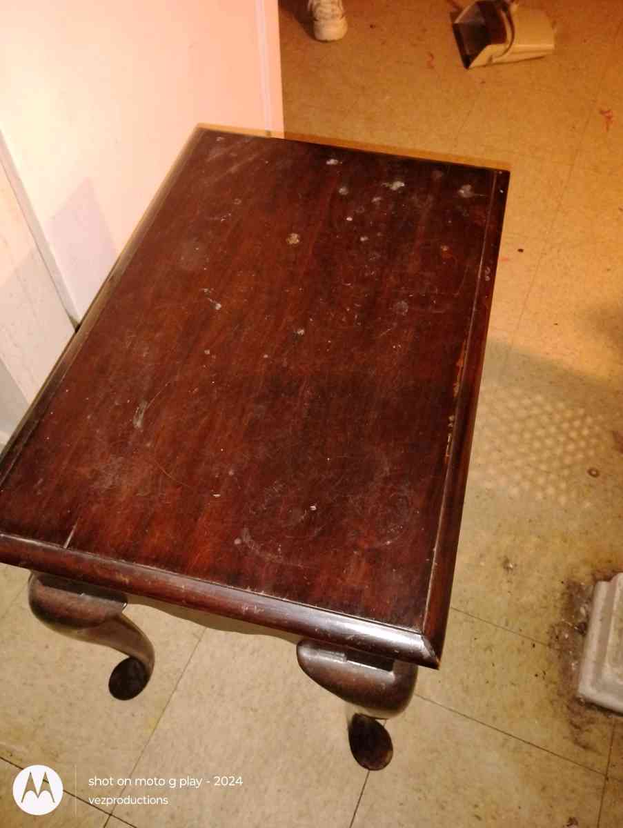 wood table with drawer - Durham, North Carolina