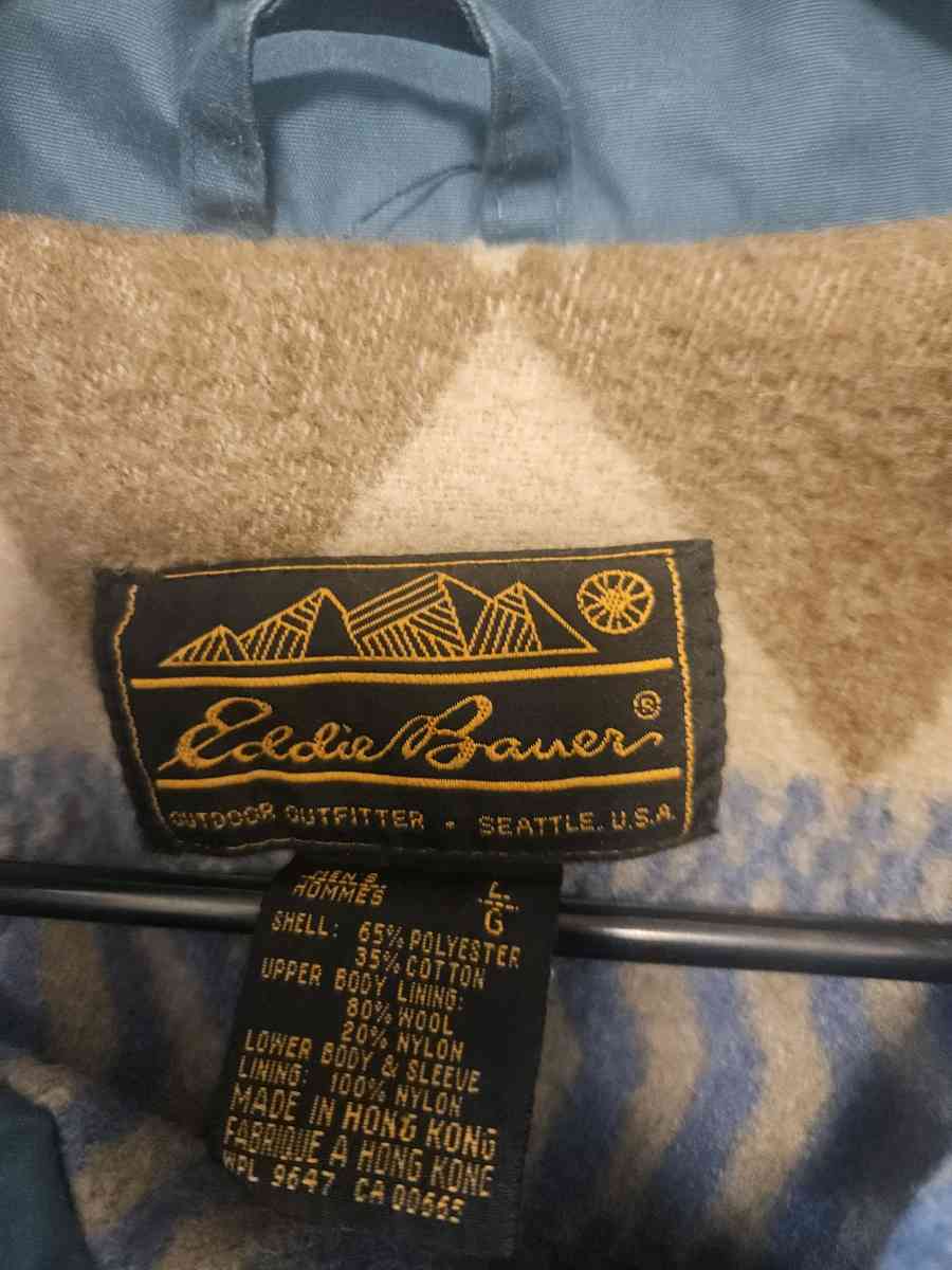 VTG Eddie Bauer Chore Coat Jacket - Tulsa, Oklahoma - FleaMarketBay