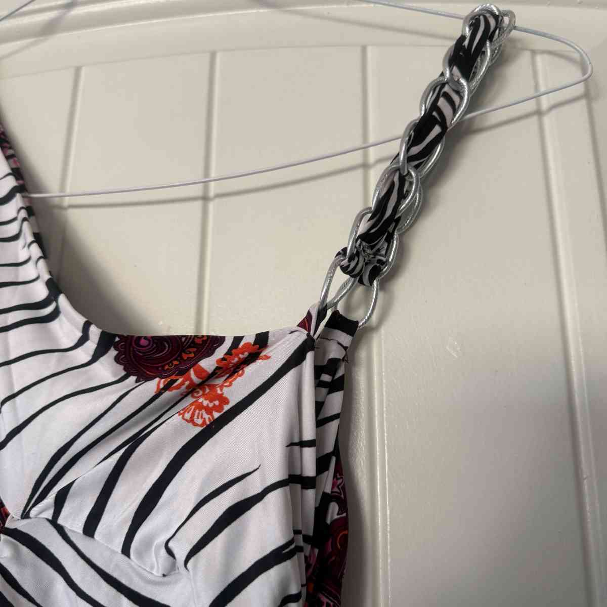 Brand New OneShoulder Ruched Bodycon Dress with Chain Strap - Los Angeles, California - FleaMarketBay