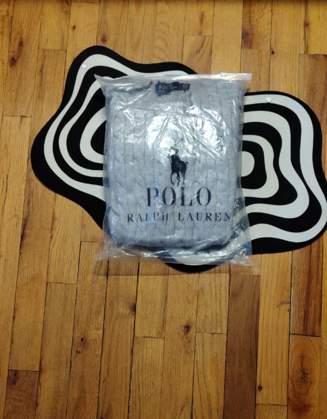 Polo Ralph Lauren Cable Knit Sweater Gray Size L - Farmingdale, New York - FleaMarketBay