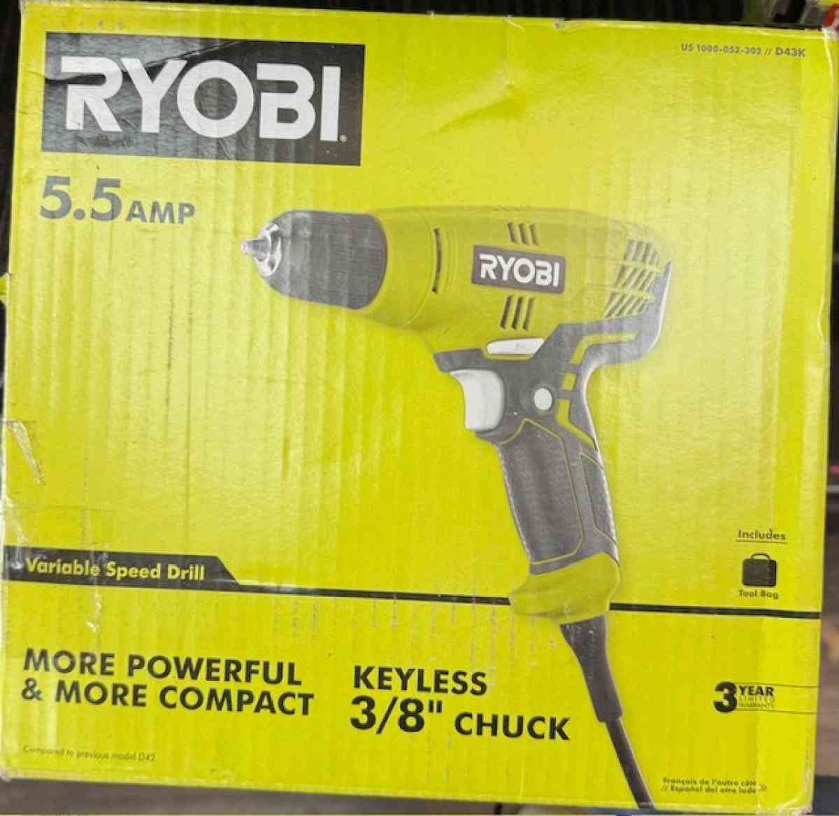 Ryobi corded drill