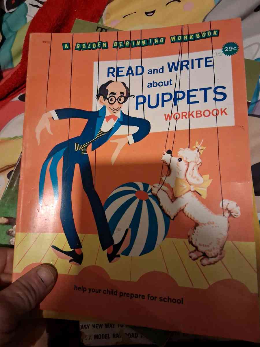 activity books mrmagoo and mother may I and puppet book - Laurens, South Carolina - FleaMarketBay