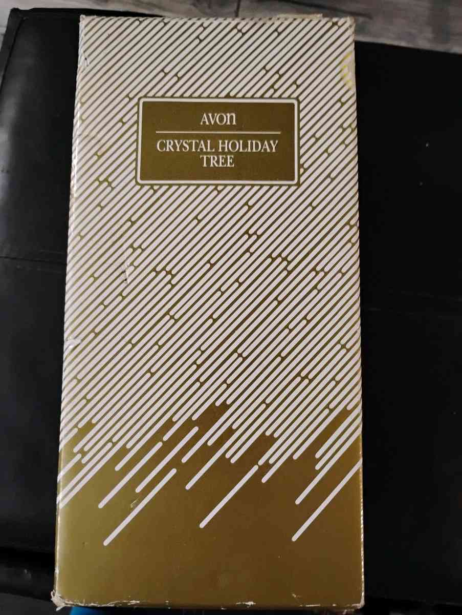 Avon Crystal Holiday Tree - Phenix City, Alabama - FleaMarketBay