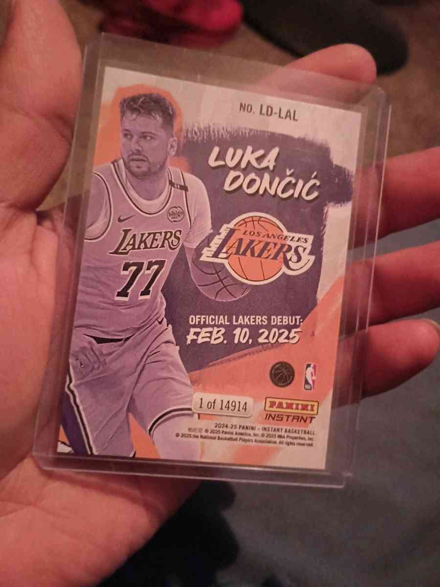 Lakers Luka Doncic card - Corpus Christi, Texas - FleaMarketBay