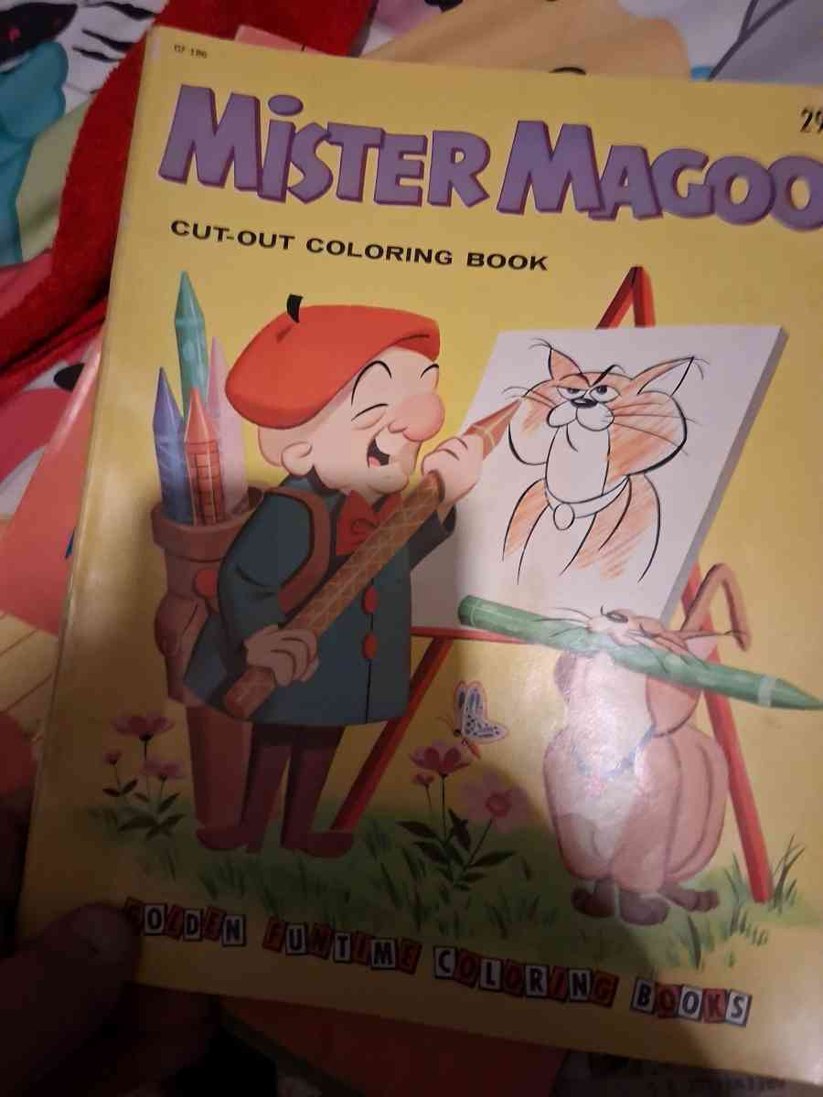 mr magoo coloring book 60s or 70s - Laurens, South Carolina