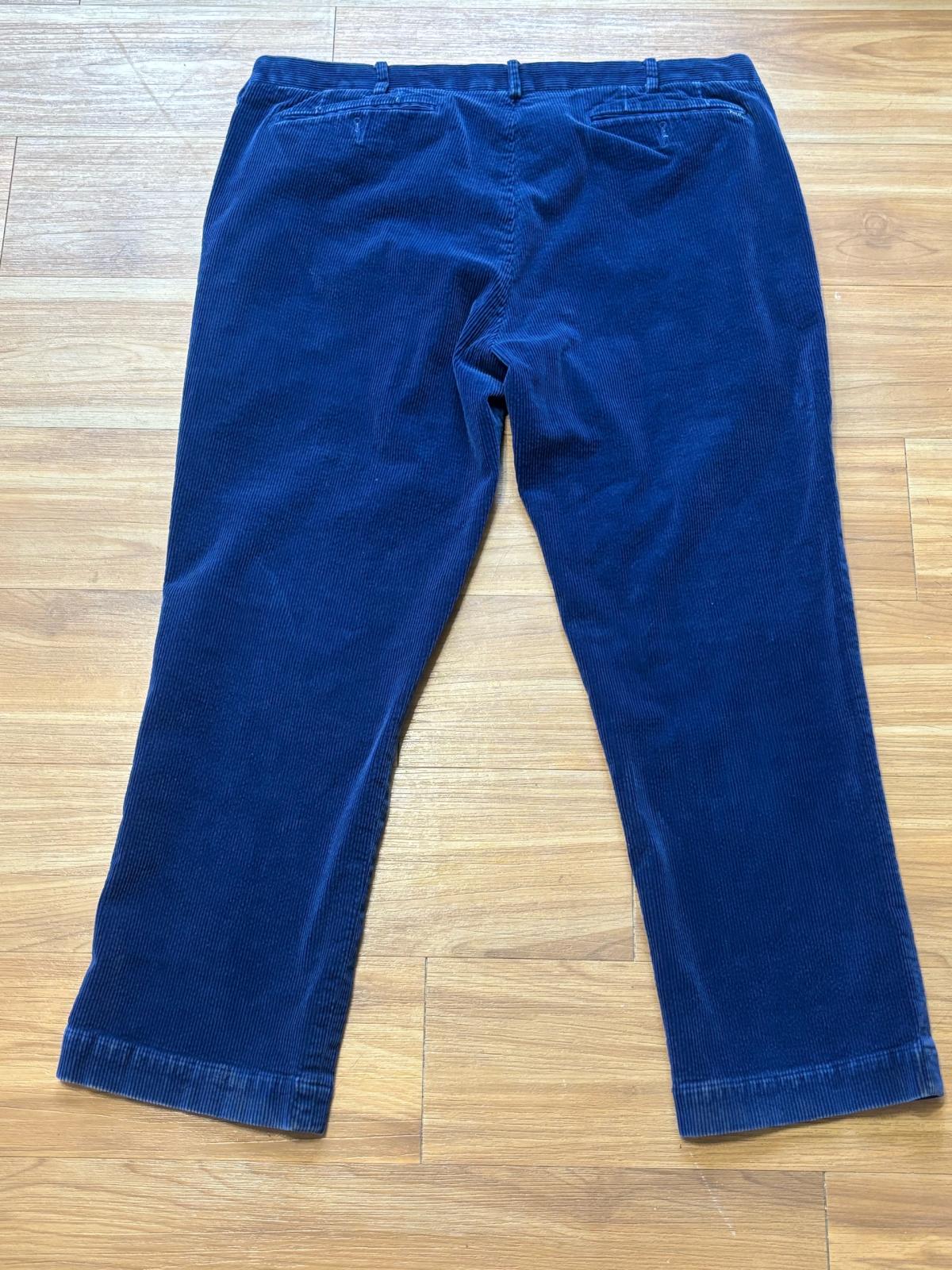 Polo Ralph Lauren Mens 42x30 Navy Blue Corduroy Pants Retro - Raleigh, North Carolina - FleaMarketBay