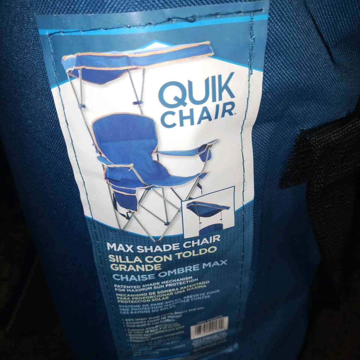 quick chairs with the Mac shade on top have two brand new - Collinsville, Illinois - FleaMarketBay