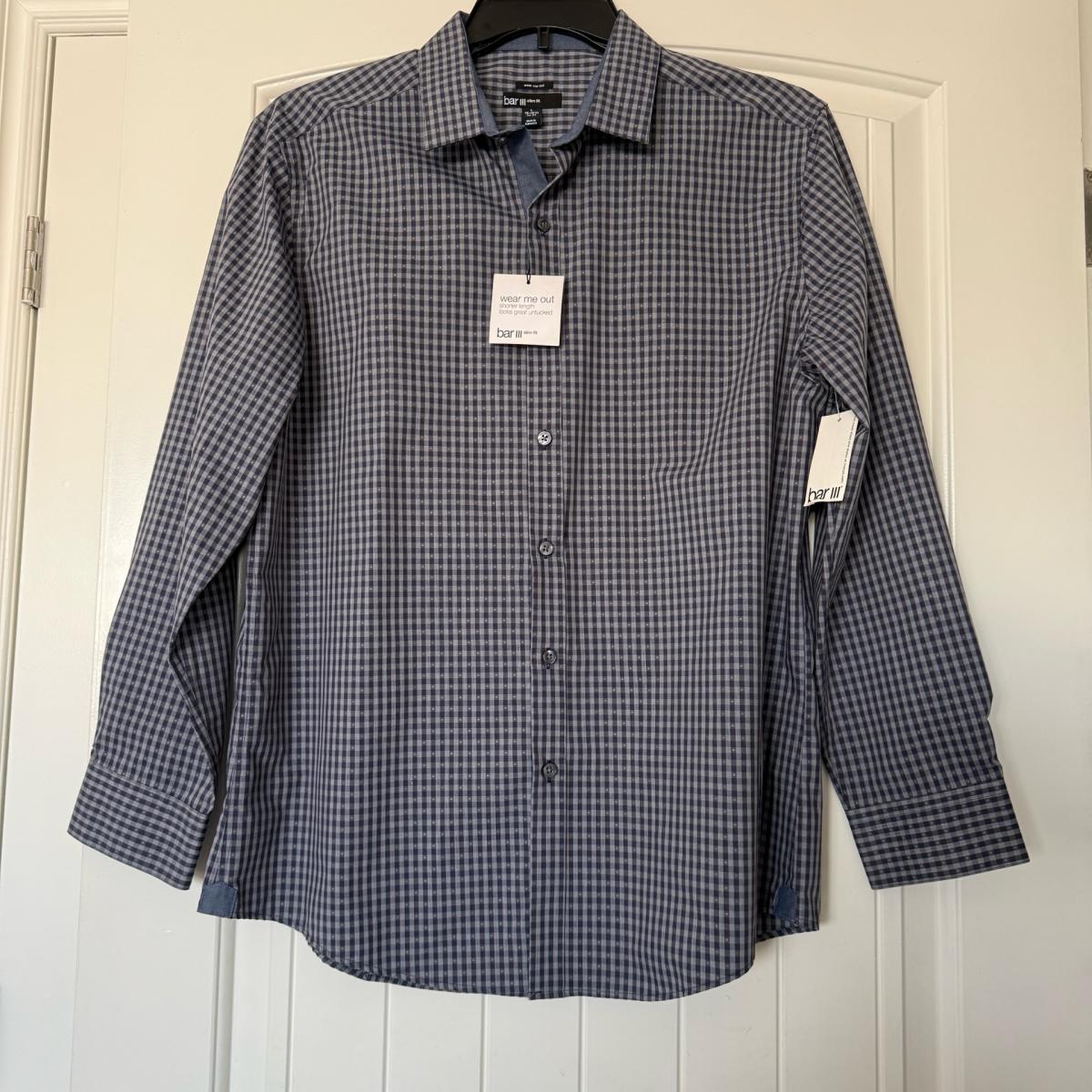 TWOGE Eye Logo Navy Star Print ButtonDown Shirt  Size XL - Los Angeles, California - FleaMarketBay