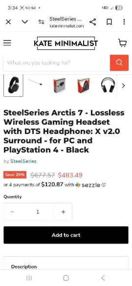 Steelseries Gaming headphones Noise lossless - Deridder, Louisiana - FleaMarketBay