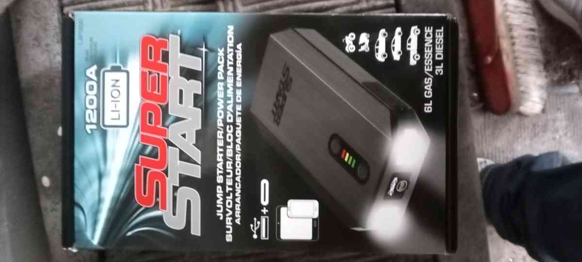 SUPER START 1200A JUMP STARTER POWER BANK