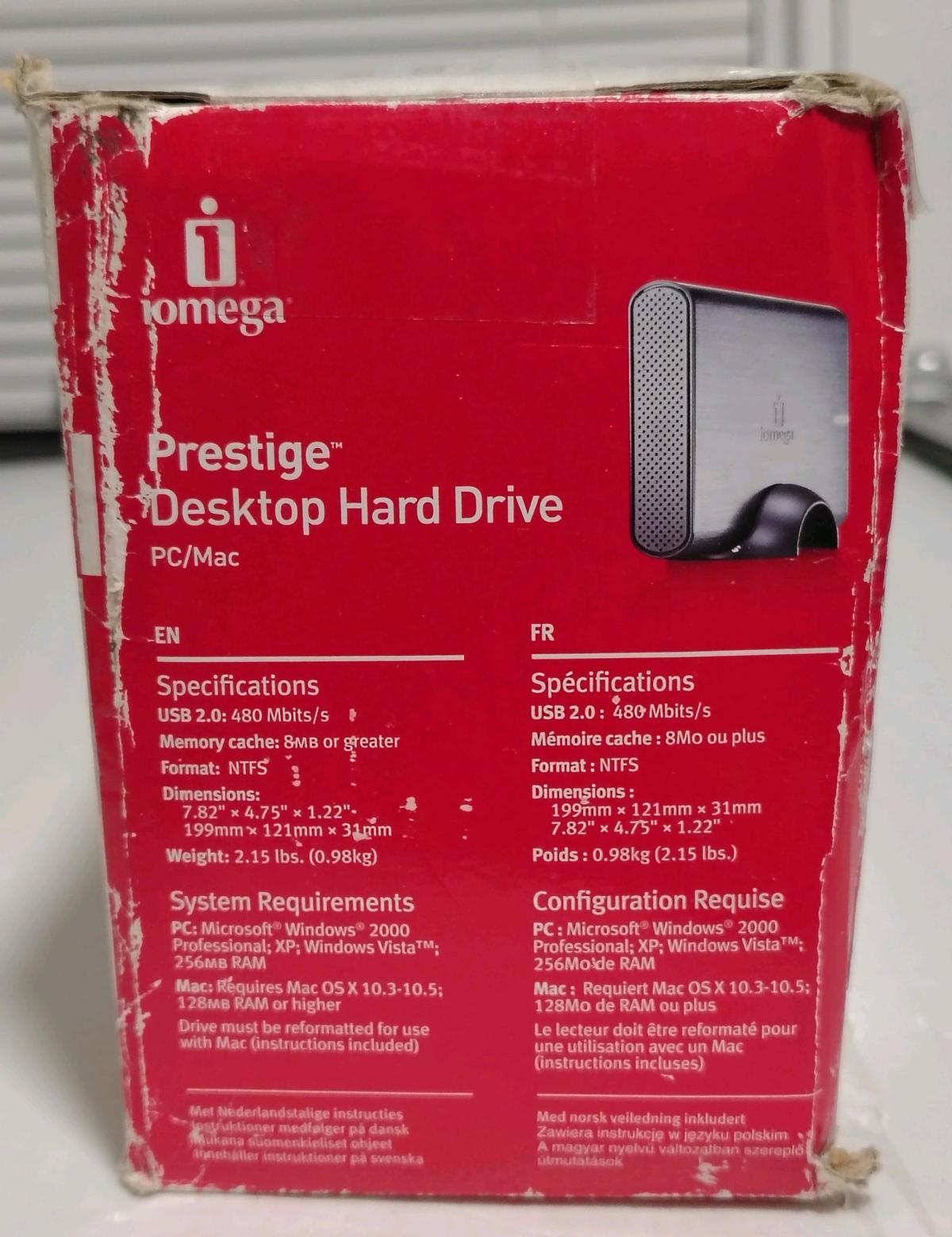 Prestige Desktop Hard Drive 500GB - Springfield, Massachusetts - FleaMarketBay