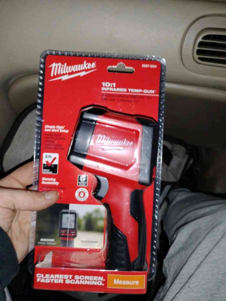 Milwaukee 10 1 Infrared temp gun - Peoria, Illinois - FleaMarketBay