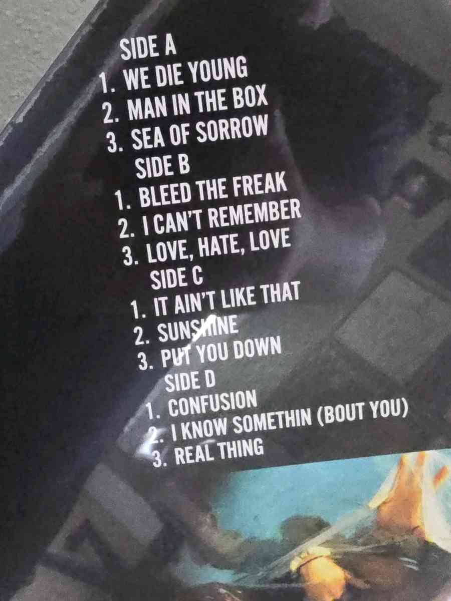 Alice In Chains Facelift Vinyl LP - Rosharon, Texas - FleaMarketBay