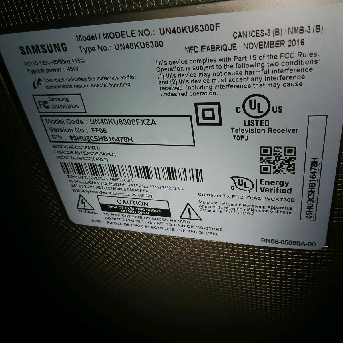 Smart Samsung TV 4K UHD - Flushing, New York - FleaMarketBay