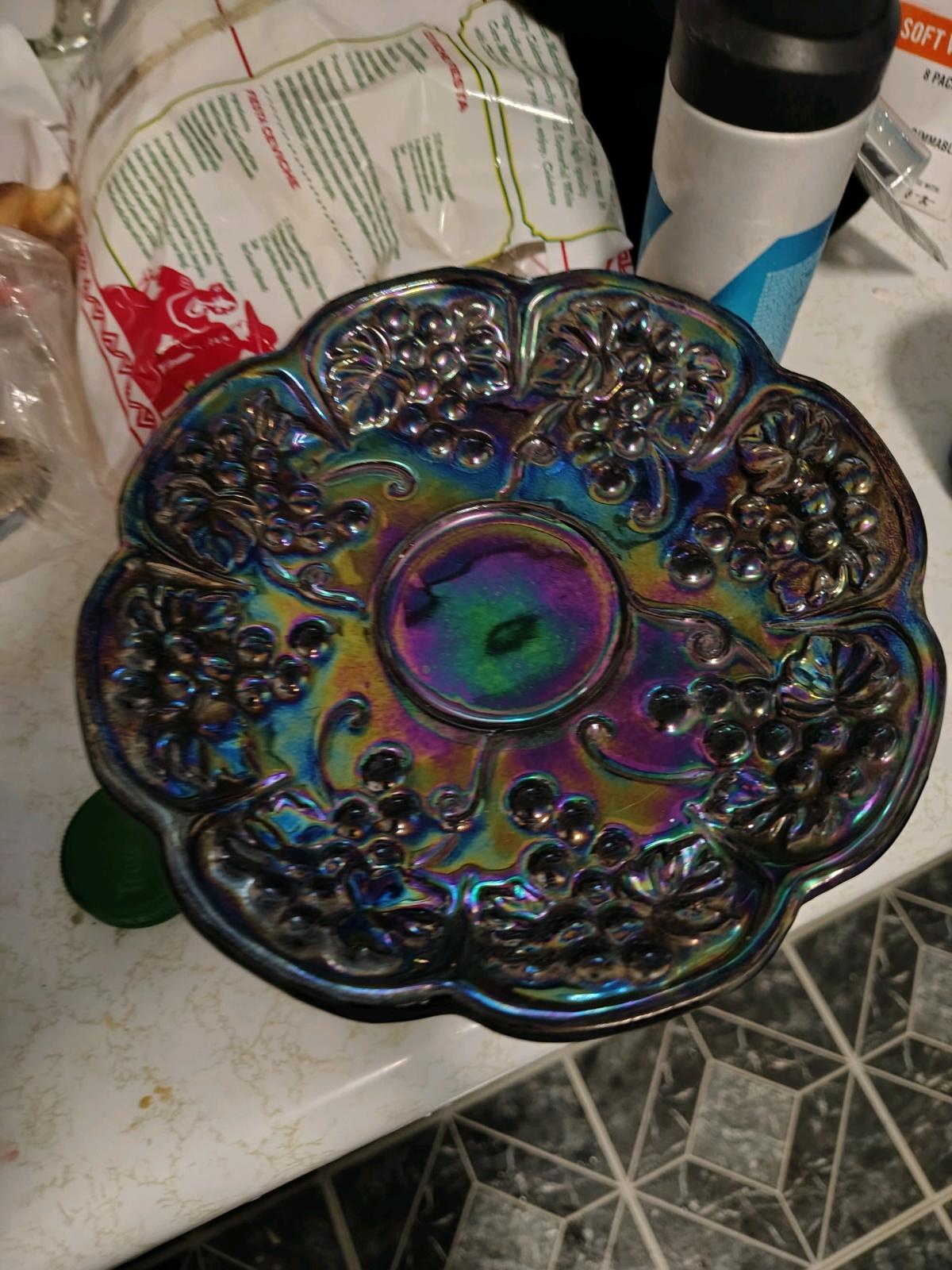 carnival glass - Morrison, Illinois