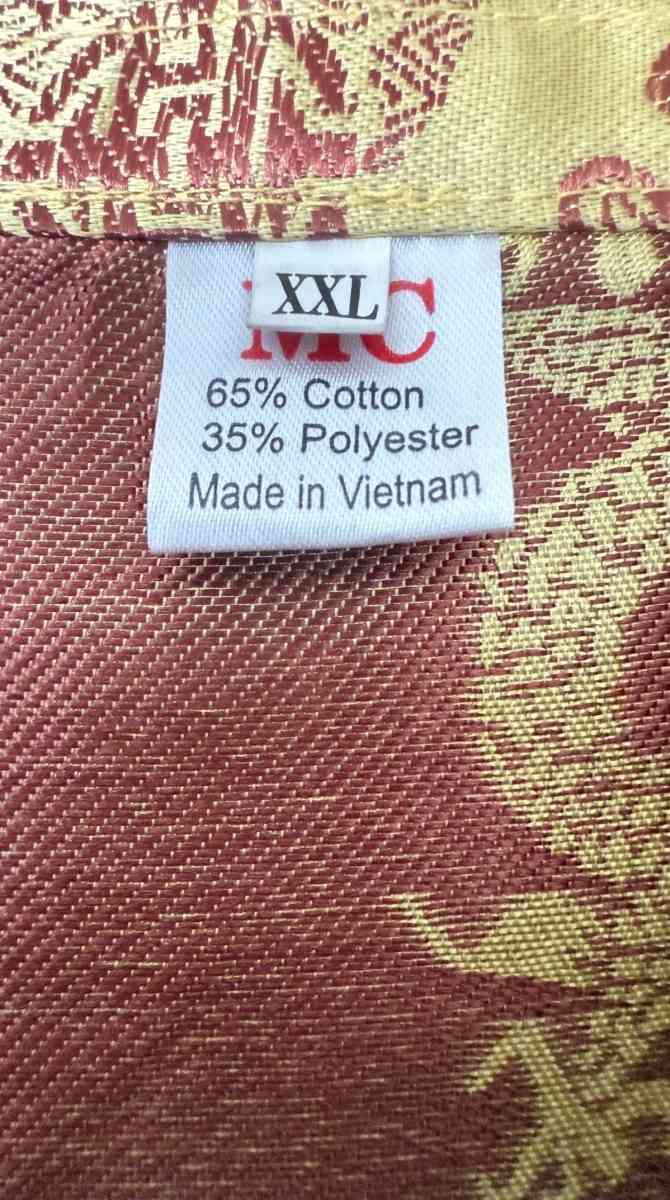 Chinese New Year Golden Dragon Jacket  Pants Set Size XXL WO - Los Angeles, California - FleaMarketBay