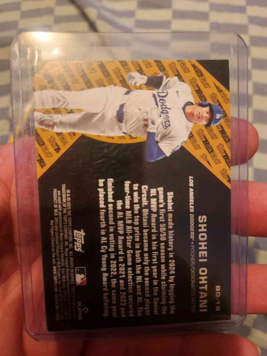 2025 Topps Update Shohei Ohtani Black Gold - Joplin, Missouri - FleaMarketBay